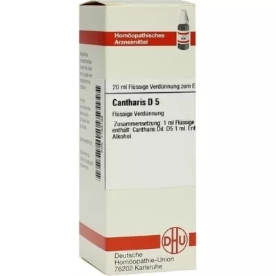 CANTHARIS Rozcieńczenie D 5, 20 ml