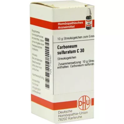 DHU Carboneum Sulfatum C 30 globulek, 10 g DHU Carboneum Sulfatum C 30 globulek, 10 g