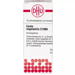 CARBO VEGETABILIS C 1000 globulek, 10 g