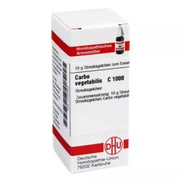 CARBO VEGETABILIS C 1000 globulek, 10 g