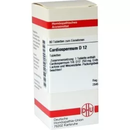 CARDIOSPERMUM D 12 tabletek, 80 szt