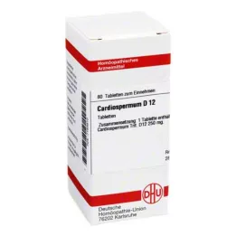 CARDIOSPERMUM D 12 tabletek, 80 szt