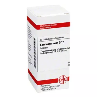 CARDIOSPERMUM D 12 tabletek, 80 szt