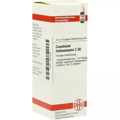 CAUSTICUM HAHNEMANNI Rozcieńczenie C 30, 20 ml