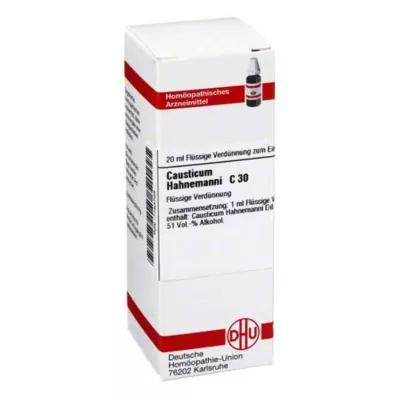 CAUSTICUM HAHNEMANNI Rozcieńczenie C 30, 20 ml