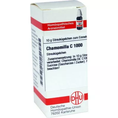 DHU Chamomilla C 1000 globulek, 10 g