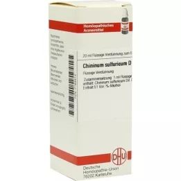 CHININUM SULFURICUM D 30 Rozcieńczenie, 20 ml