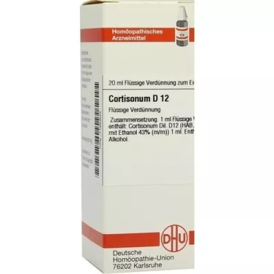 CORTISONUM D 12 Rozcieńczenie, 20 ml
