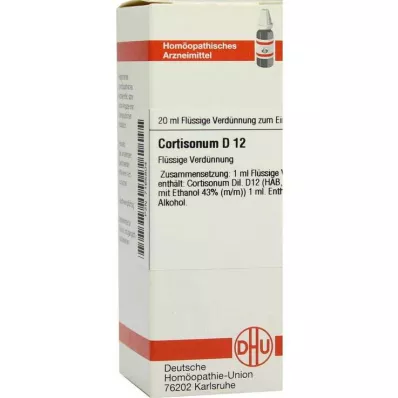 DHU Kortyzon D 12 Rozcieńczony, 20 ml