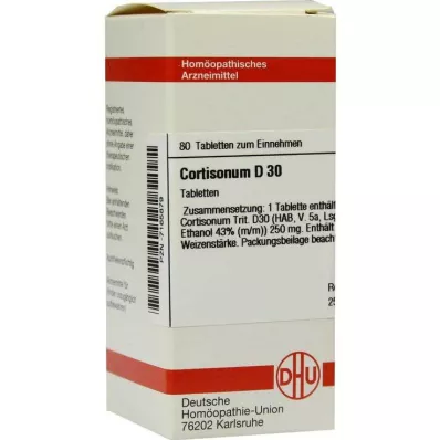 DHU Cortisonu D 30 tabletek, 80 szt DHU Cortisonu D 30 tabletek, 80 szt