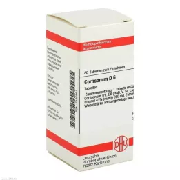 CORTISONUM D 6 tabletek, 80 szt