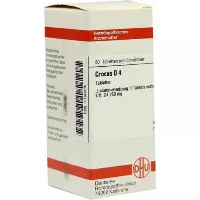 CROCUS D 4 tabletki, 80 szt