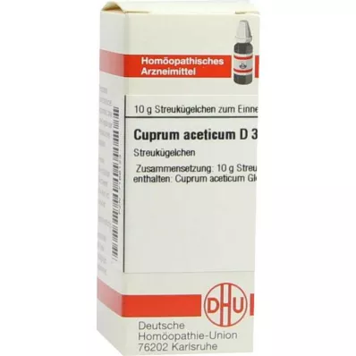 DHU Cuprum aceticum D 3 globulki, 10 g DHU Cuprum aceticum D 3 globulki, 10 g