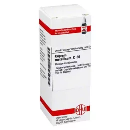 CUPRUM METALLICUM Rozcieńczenie C 30, 20 ml