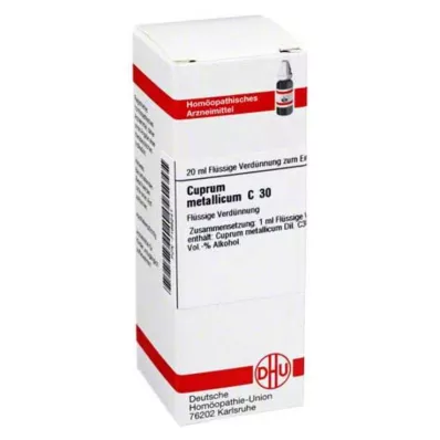 DHU Cuprum metaliczny C 30 Rozcieńczenie, 20 ml