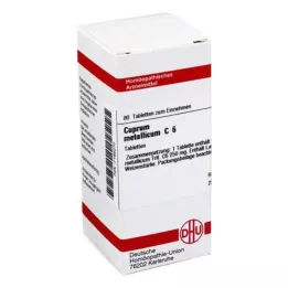 CUPRUM METALLICUM C 6 tabletek, 80 szt