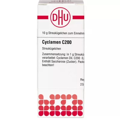 CYCLAMEN C 200 globulek, 10 g
