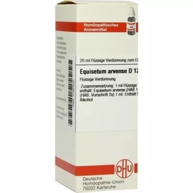 EQUISETUM ARVENSE D 12 Rozcieńczenie, 20 ml