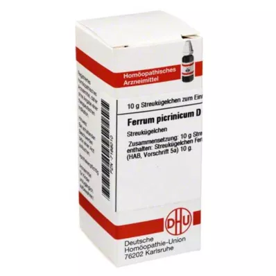 DHU Ferrum picrinicum D 6 globulek, 10 g DHU Ferrum picrinicum D 6 globulek, 10 g