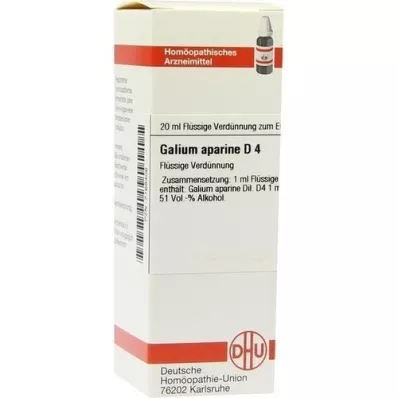 GALIUM APARINE Rozcieńczenie D 4, 20 ml