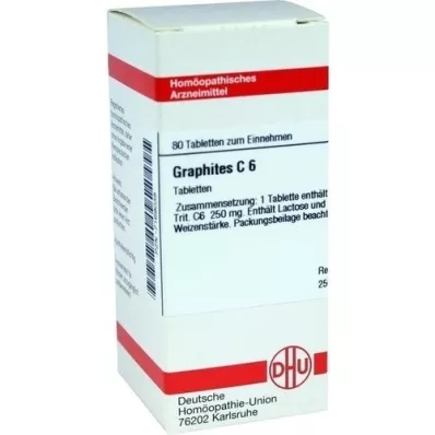 GRAPHITES C 6 tabletek, 80 szt