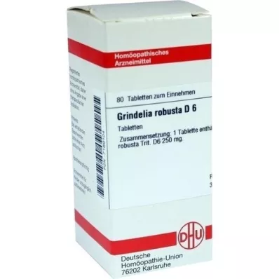 GRINDELIA ROBUSTA D 6 tabletek, 80 szt