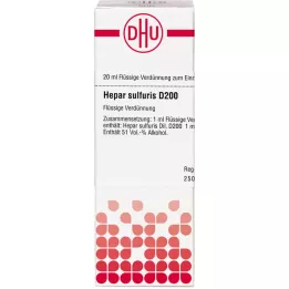 HEPAR SULFURIS Rozcieńczenie D 200, 20 ml