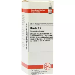 HIRUDO D 6 Rozcieńczenie, 20 ml