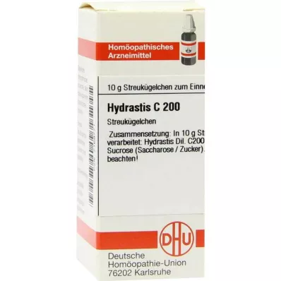 DHU Hydrastis C 200 globulki, 10 g DHU Hydrastis C 200 globulki, 10 g