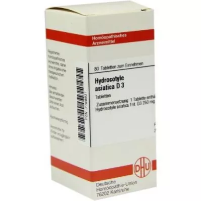 Tabletki Hydrocotyle Asiatica D3 (80 sztuk) Tabletki Hydrocotyle Asiatica D3 (80 sztuk)
