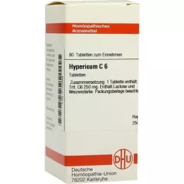 HYPERICUM C 6 tabletek, 80 szt