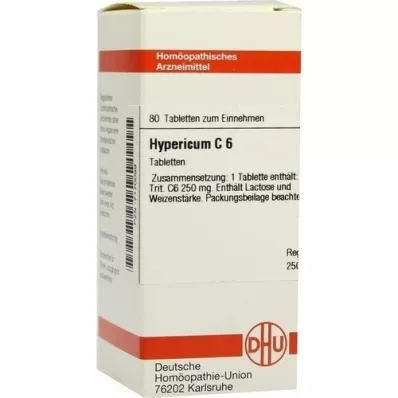 HYPERICUM C 6 tabletek, 80 szt