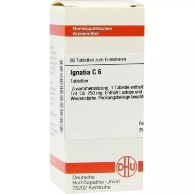 IGNATIA C 6 tabletek, 80 szt
