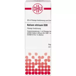 KALIUM NITRICUM Rozcieńczenie D 30, 20 ml