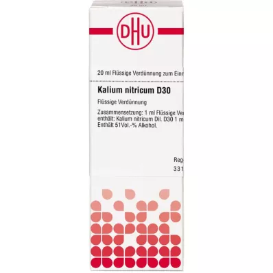 KALIUM NITRICUM Rozcieńczenie D 30, 20 ml