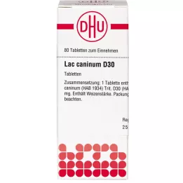 LAC CANINUM D 30 tabletek, 80 szt