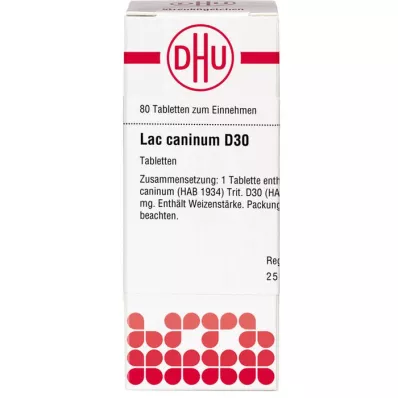 LAC CANINUM D 30 tabletek, 80 szt