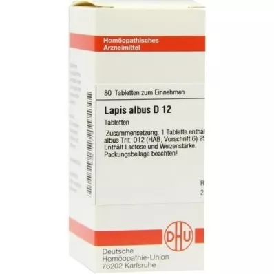 LAPIS ALBUS D 12 tabletek, 80 szt