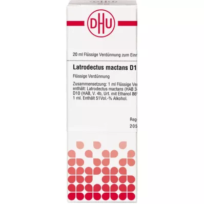 LATRODECTUS mactans D 10 Rozcieńczenie, 20 ml