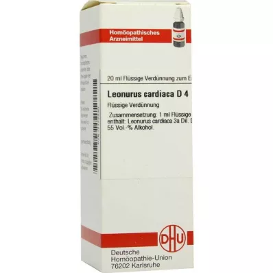 LEONURUS CARDIACA Rozcieńczenie D 4, 20 ml