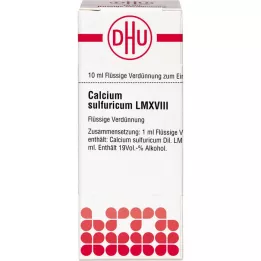 CALCIUM SULFURICUM LM XVIII Rozcieńczenie, 10 ml