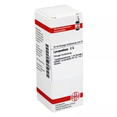 DHU Rozcieńczenie Lycopodium C 6, 20 ml DHU Rozcieńczenie Lycopodium C 6, 20 ml