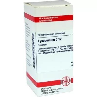 LYCOPODIUM C 12 tabletek, 80 szt
