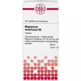 MAGNESIUM METALLICUM D 6 tabletek, 200 szt