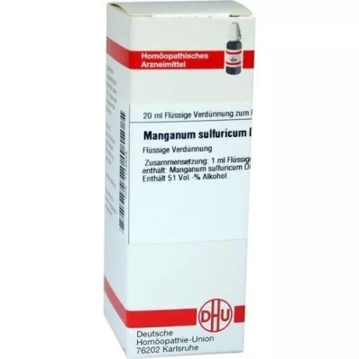 MANGANUM SULFURICUM D 6 Rozcieńczenie, 20 ml
