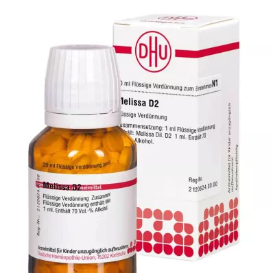 Rozcieńczenie Melisy D2 (20 ml)