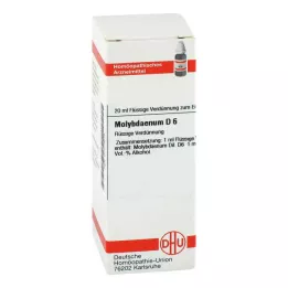 MOLYBDAENUM D 6 Rozcieńczenie, 20 ml