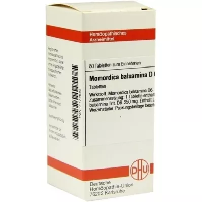 MOMORDICA BALSAMINA D 6 tabletek, 80 szt