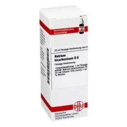NATRIUM BICARBONICUM D 6 Rozcieńczenie, 20 ml