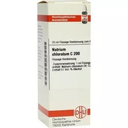 NATRIUM CHLORATUM C 200 Rozcieńczenie, 20 ml